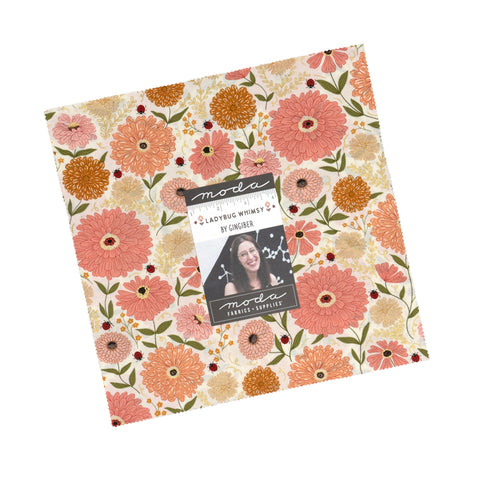 PREORDER Ladybug Whimsy Layer Cake by Gingiber for Moda Fabrics