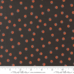 Ladybug Whimsy Midnight Little Ladybugs Metallic Yardage by Gingiber for Moda Fabrics