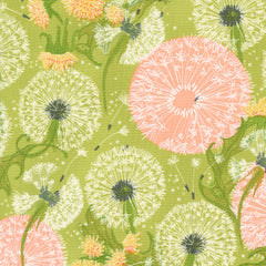 Dandi Duo Grass Dandelions Fields Yardage by Robin Pickens for Moda Fabrics