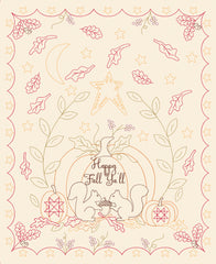 Pumpkin Spice Gatherings Panel by Primitive Gatherings for Moda Fabrics