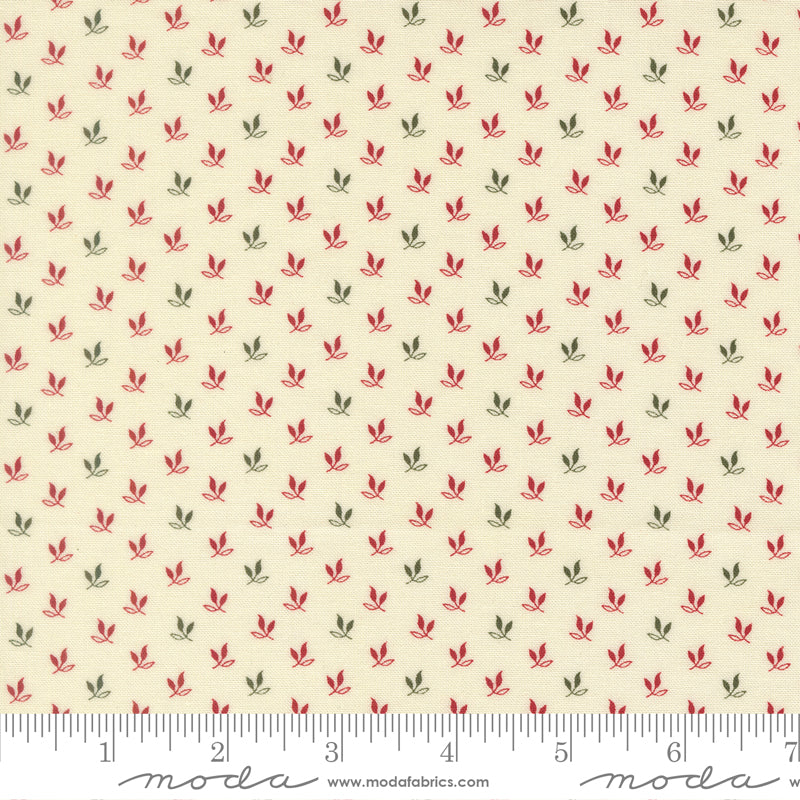 Joyful Gatherings II Cloud Leaf Sprig Yardage by Primitive Gatherings for Moda Fabrics