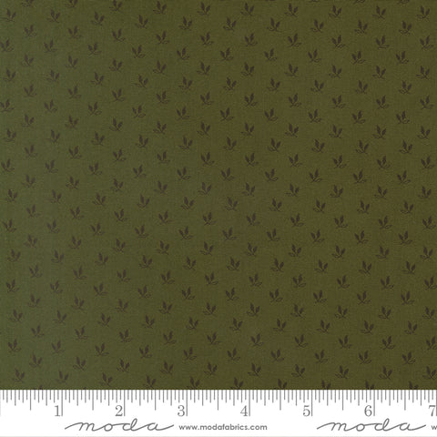 Joyful Gatherings II Evergreen Leaf Sprig Yardage by Primitive Gatherings for Moda Fabrics