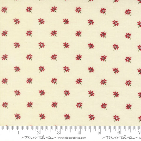 Joyful Gatherings II Cloud Poinsettia Yardage by Primitive Gatherings for Moda Fabrics