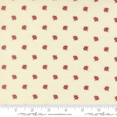 Joyful Gatherings II Cloud Poinsettia Yardage by Primitive Gatherings for Moda Fabrics