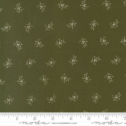 Joyful Gatherings II Evergreen Holly and Berries Yardage by Primitive Gatherings for Moda Fabrics