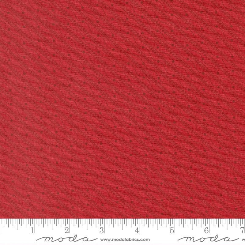 Joyful Gatherings II Crimson Razzle Dazzle Yardage by Primitive Gatherings for Moda Fabrics