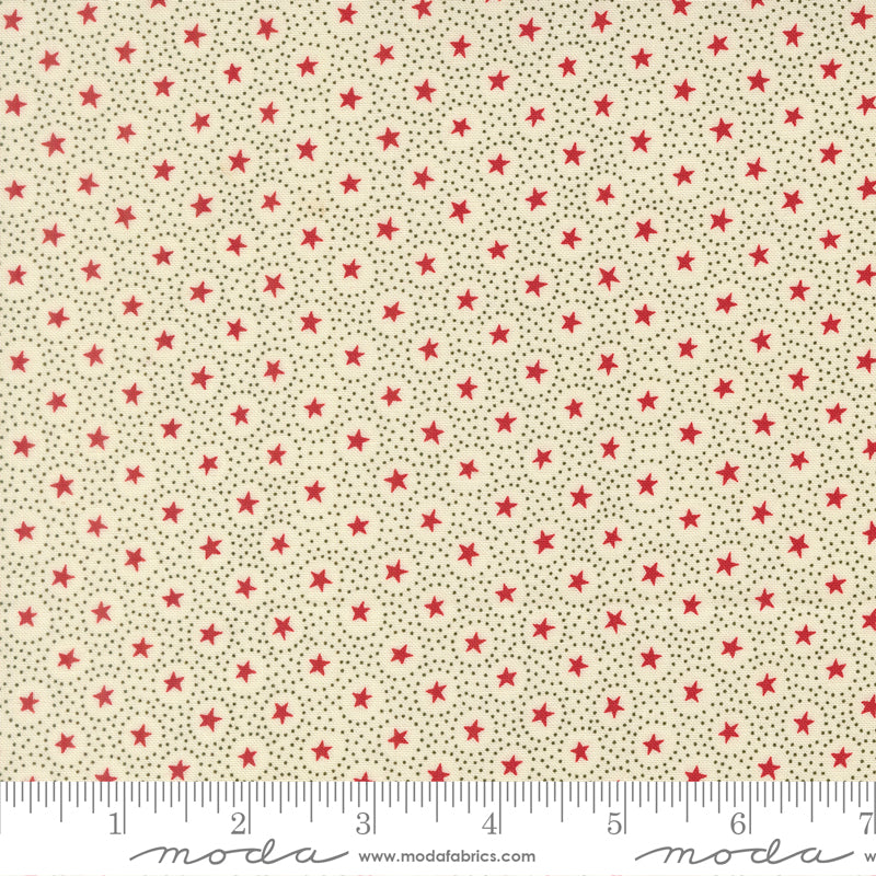 Joyful Gatherings II Cloud Circle of Stars Yardage by Primitive Gatherings for Moda Fabrics