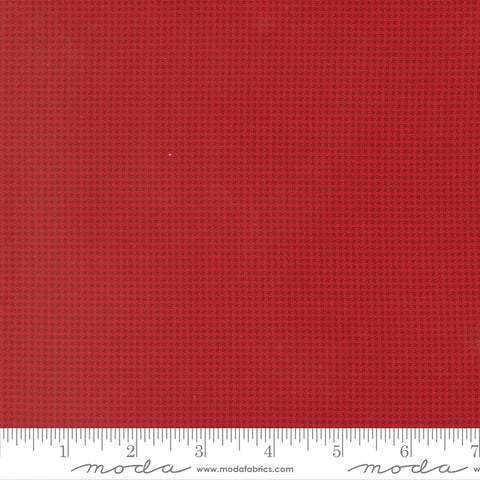 Joyful Gatherings II Crimson Mini Hounds Tooth Yardage by Primitive Gatherings for Moda Fabrics