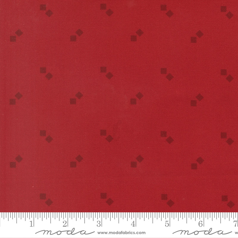 Joyful Gatherings II Crimson Gift Boxes Yardage by Primitive Gatherings for Moda Fabrics