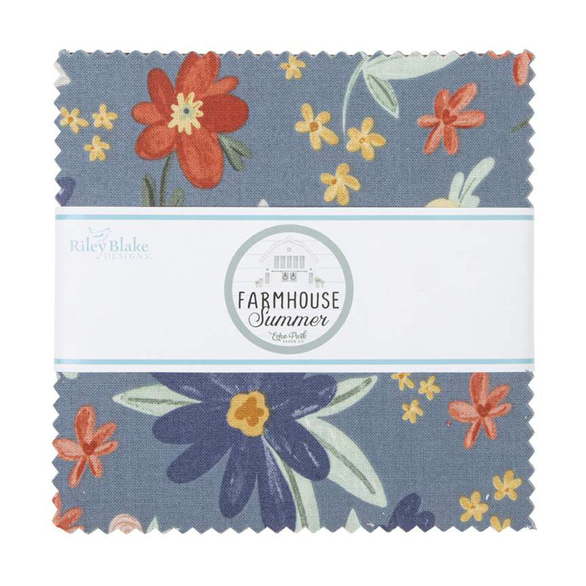 Farmhouse Summer 5" Stacker by Echo Park Paper Co. for Riley Blake Designs