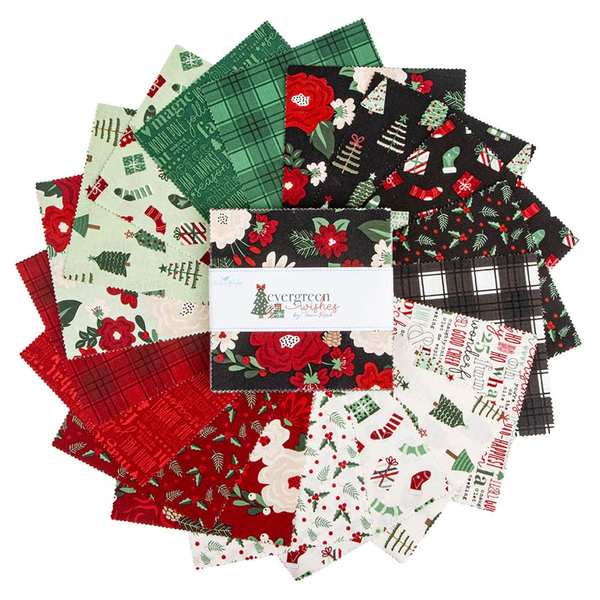 Evergreen Wishes 5" Stacker by Traci Reed for Riley Blake Designs