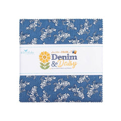 Denim & Daisy 5" Stacker by Lori Holt for Riley Blake Designs