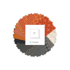 Pumpkin & Licorice 5" Stacker by Lori Holt for Riley Blake Designs