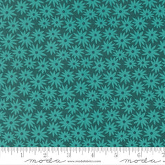Scenery Dark Teal Sedum Yardage by Elizabeth Hartman for Moda Fabrics