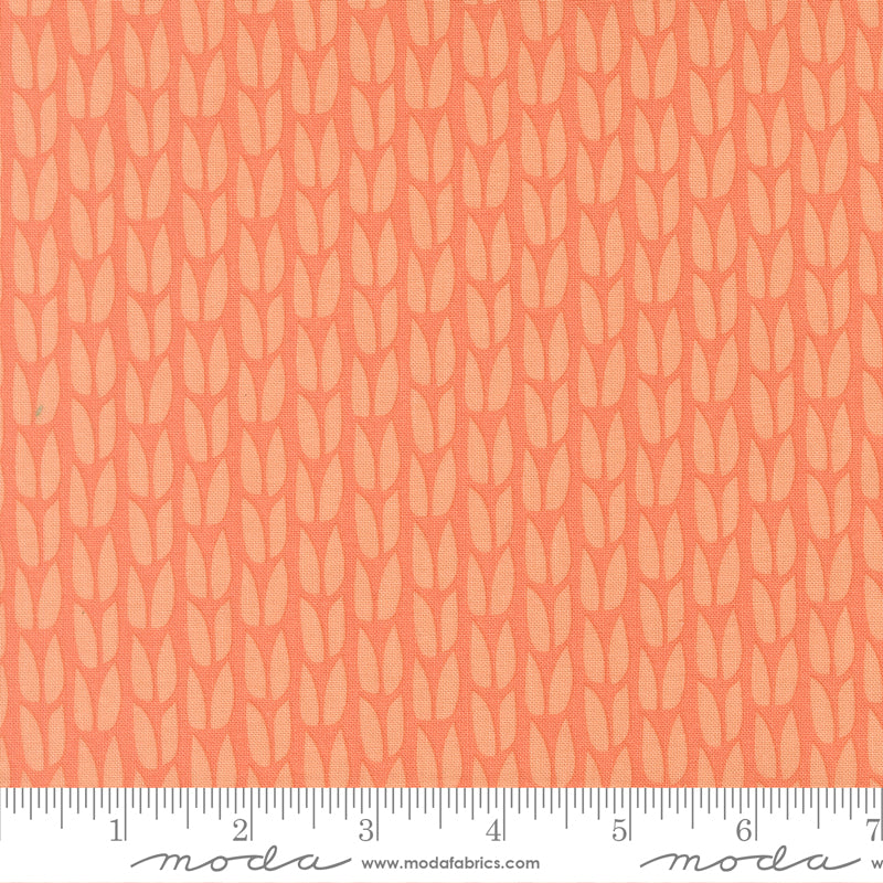 Scenery Coral Sprout Yardage by Elizabeth Hartman for Moda Fabrics