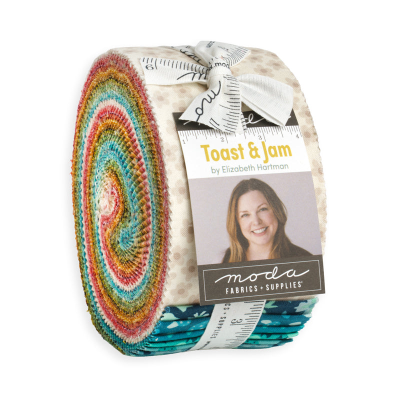 Toast & Jam Jelly Roll by Elizabeth Hartman for Moda Fabrics