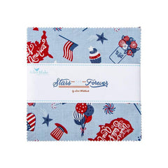 Stars and Stripes Forever 5" Stacker by Lori Whitlock for Riley Blake Designs