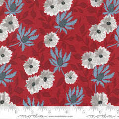 Old Glory Red Liberty Bouquet Yardage by Lella Boutique for Moda Fabrics