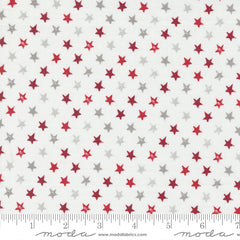 Old Glory Cloud Red Star Spangled Americana Yardage by Lella Boutique for Moda Fabrics