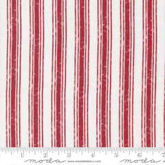 Old Glory Red Rural Stripes Yardage by Lella Boutique for Moda Fabrics