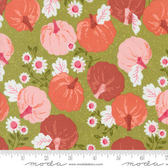 Hey Boo Witchy Green Pumpkin Patch Yardage by Lella Boutique for Moda Fabrics