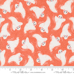 Hey Boo Soft Pumpkin Friendly Ghost Yardage by Lella Boutique for Moda Fabrics