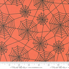 Hey Boo Soft Pumpkin Webs Yardage by Lella Boutique for Moda Fabrics