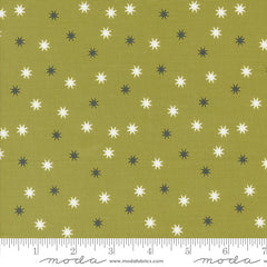 Hey Boo Witchy Green Practical Magic Stars Yardage by Lella Boutique for Moda Fabrics