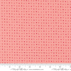 Love Blooms Blush LOVE Yardage by Lella Boutique for Moda Fabrics