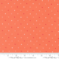 Magic Dot Coral Yardage by Lella Boutique for Moda Fabrics