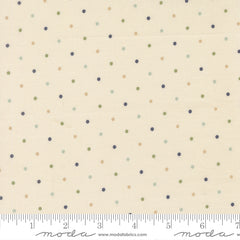 True Love Cream Daydream Magic Dot Yardage by Lella Boutique for Moda Fabrics