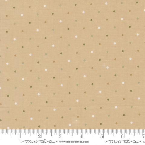 True Love Oatmeal Magic Dot Yardage by Lella Boutique for Moda Fabrics