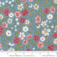 Wild Honey Sky Wildflower Dance Yardage by Lella Boutique for Moda Fabrics