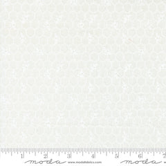 Wild Honey White Daisy Honeycomb Yardage by Lella Boutique for Moda Fabrics