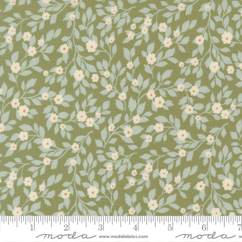 True Love Fern Robins Egg Daydream Posies Yardage by Lella Boutique for Moda Fabrics