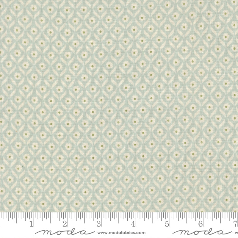 True Love Robins Egg Wall Flower Yardage by Lella Boutique for Moda Fabrics