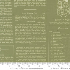 True Love Fern Alcott Text Yardage by Lella Boutique for Moda Fabrics