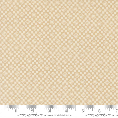 True Love Oatmeal Checkmate Yardage by Lella Boutique for Moda Fabrics