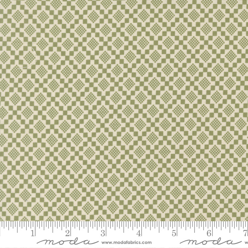 True Love Fern Checkmate Yardage by Lella Boutique for Moda Fabrics