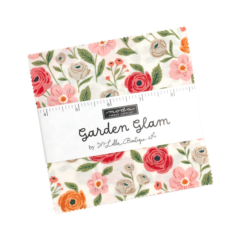 Garden Glam Charm Pack by Lella Boutique for Moda Fabrics