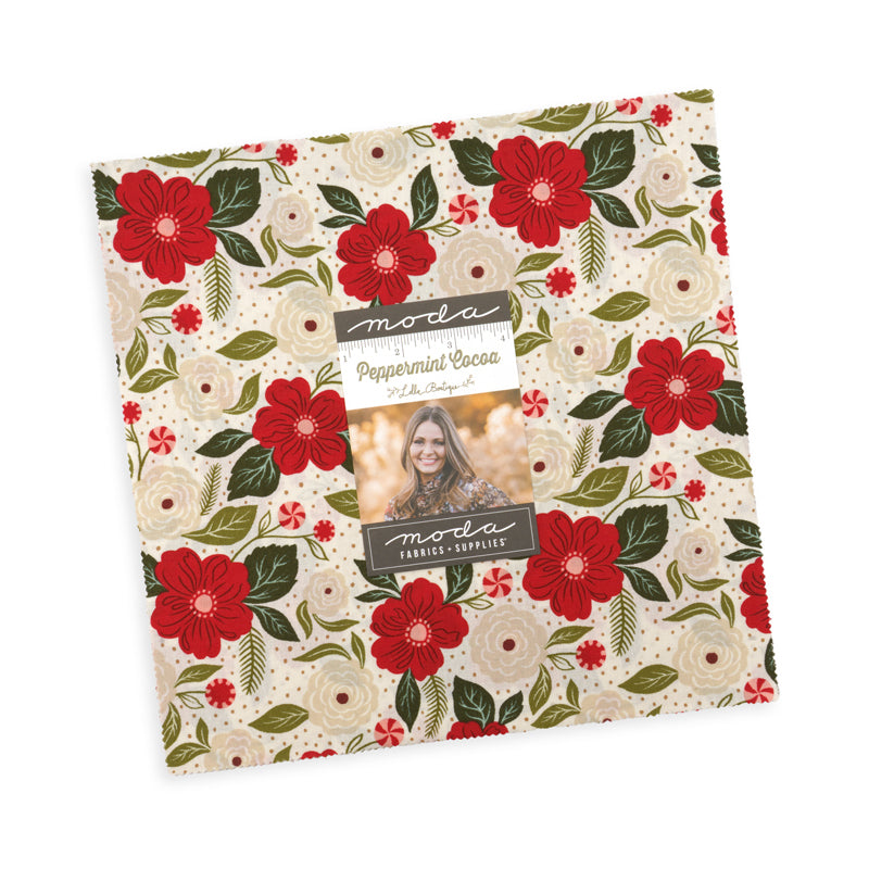 Peppermint Cocoa Layer Cake by Lella Boutique for Moda Fabrics