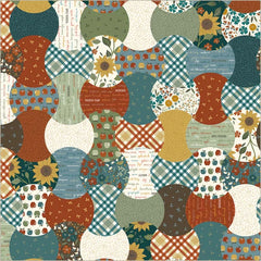 Honeycrisp Multi Apple Core Wholecloth Yardage by Allison Harris for Windham Fabrics