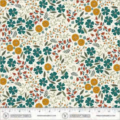 Honeycrisp Ivory Efflorescent Yardage by Allison Harris for Windham Fabrics