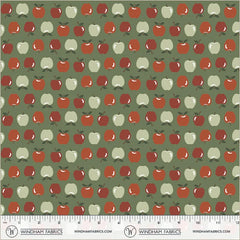 Honeycrisp Granny Green Happy Harvest Yardage by Allison Harris for Windham Fabrics