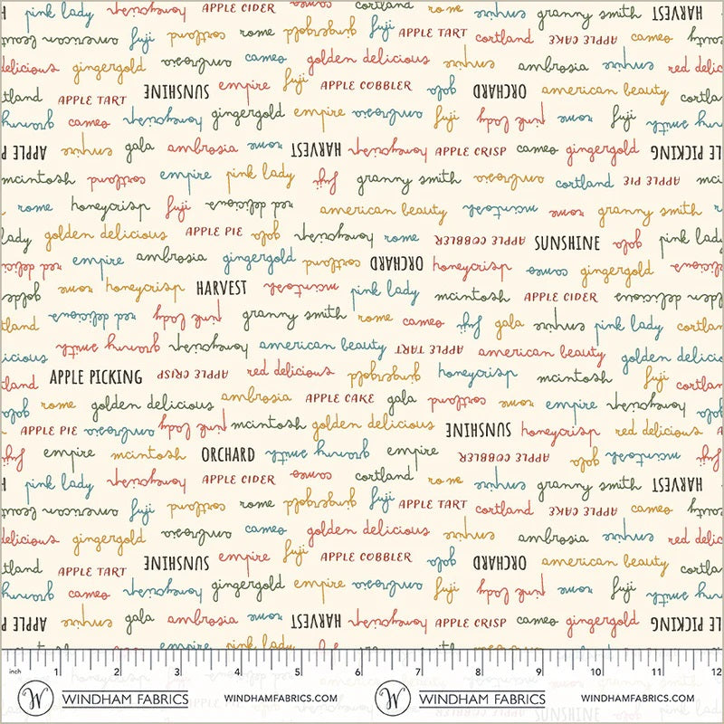 Honeycrisp Ivory Orchard Delights Yardage by Allison Harris for Windham Fabrics