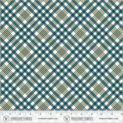 Honeycrisp Ivory Spruce Cozy Plaid Yardage by Allison Harris for Windham Fabrics