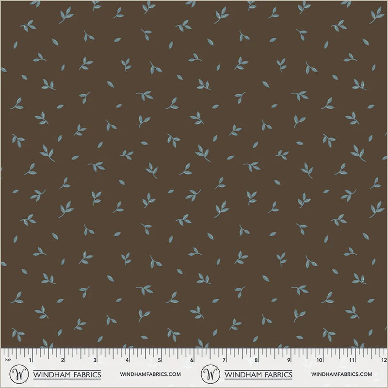 Honeycrisp Brown Tumbling Leaves Yardage by Allison Harris for Windham Fabrics