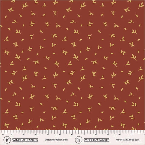 Honeycrisp Ruby Tumbling Leaves Yardage by Allison Harris for Windham Fabrics