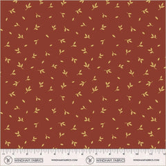 Honeycrisp Ruby Tumbling Leaves Yardage by Allison Harris for Windham Fabrics