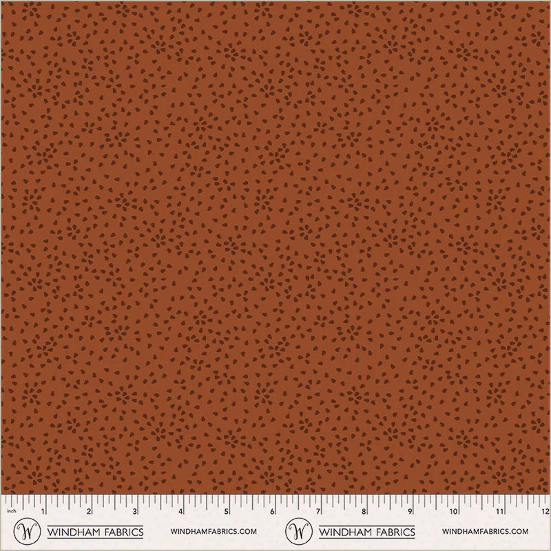 Honeycrisp Rust Speck Yardage by Allison Harris for Windham Fabrics